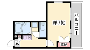 レオパレス天神の物件間取画像